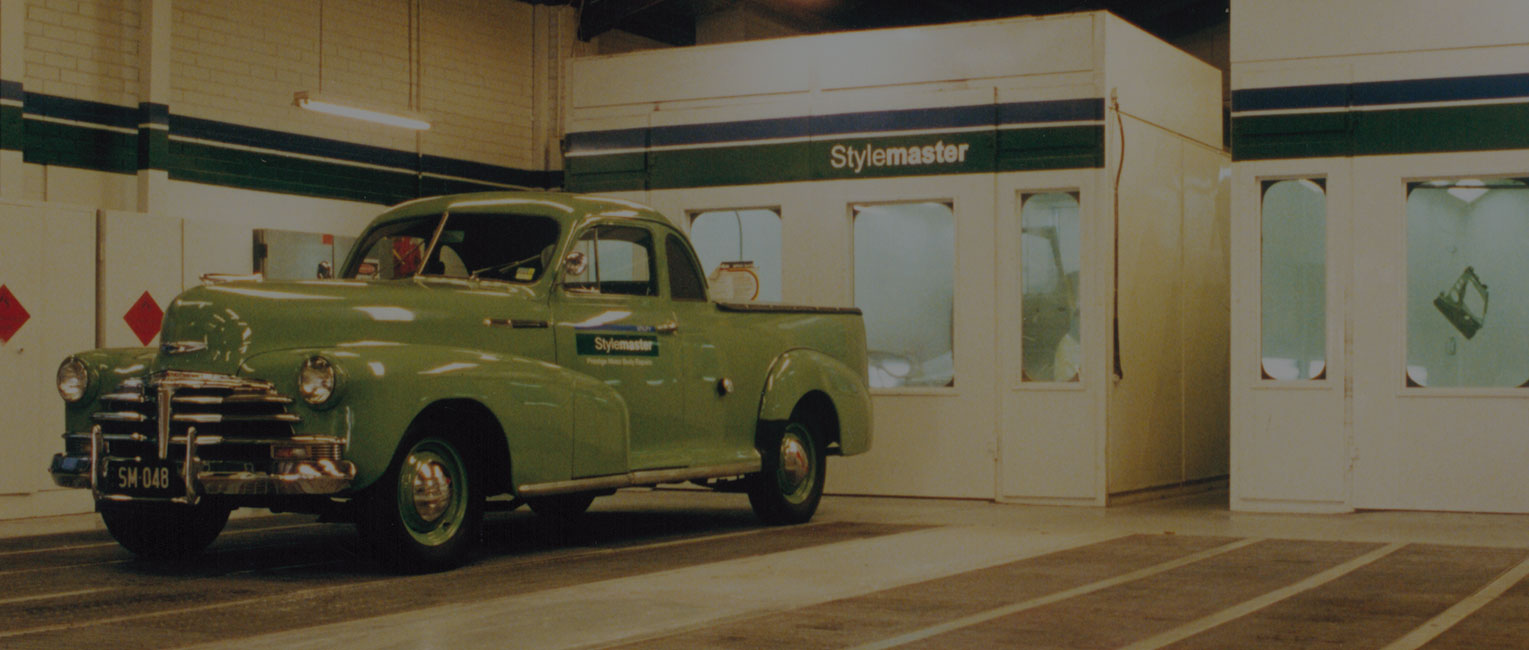 Classic Stylemaster truck in the original workshop